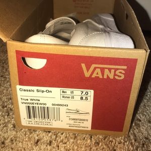 Classic slip on vans